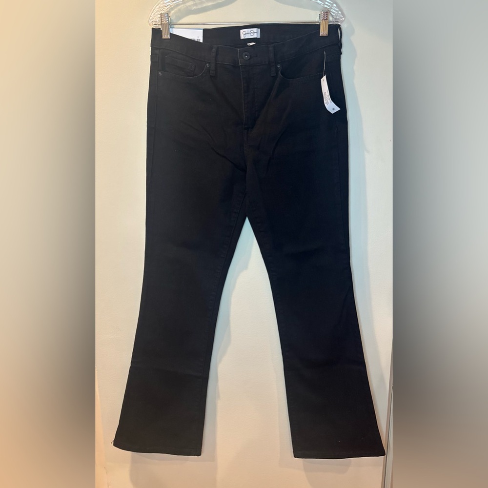 Jessica Simpson Women's Mid Rise Slight Flare Soft Stretch Boot Cut Jeans sz 10